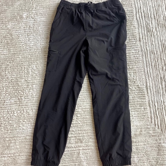 Eddie Bauer Fleece lined pants women’s size 8 Black Plaid Outdoor waterproof - Picture 10 of 13